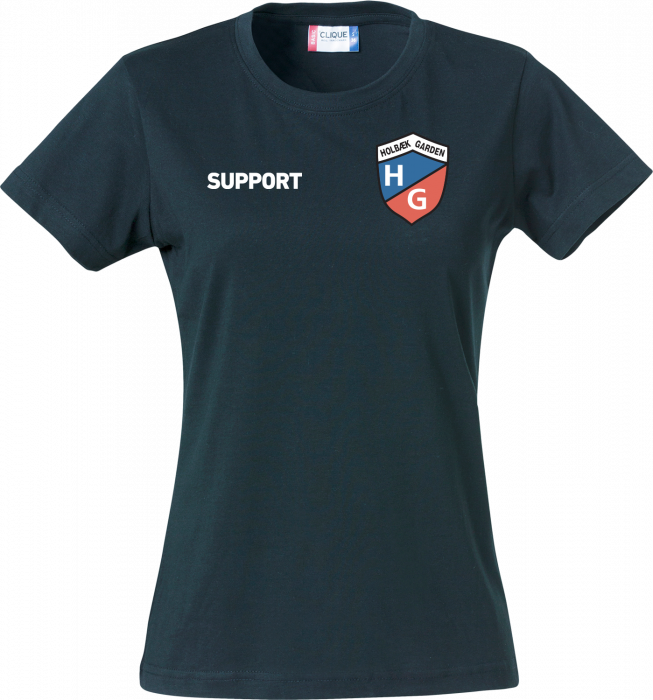 Clique - Hg Support T-Shirt Dame - Dark Navy