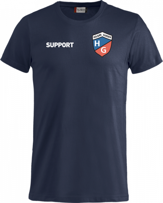 Clique - Hg Support T-Shirt Herre - Dark Navy